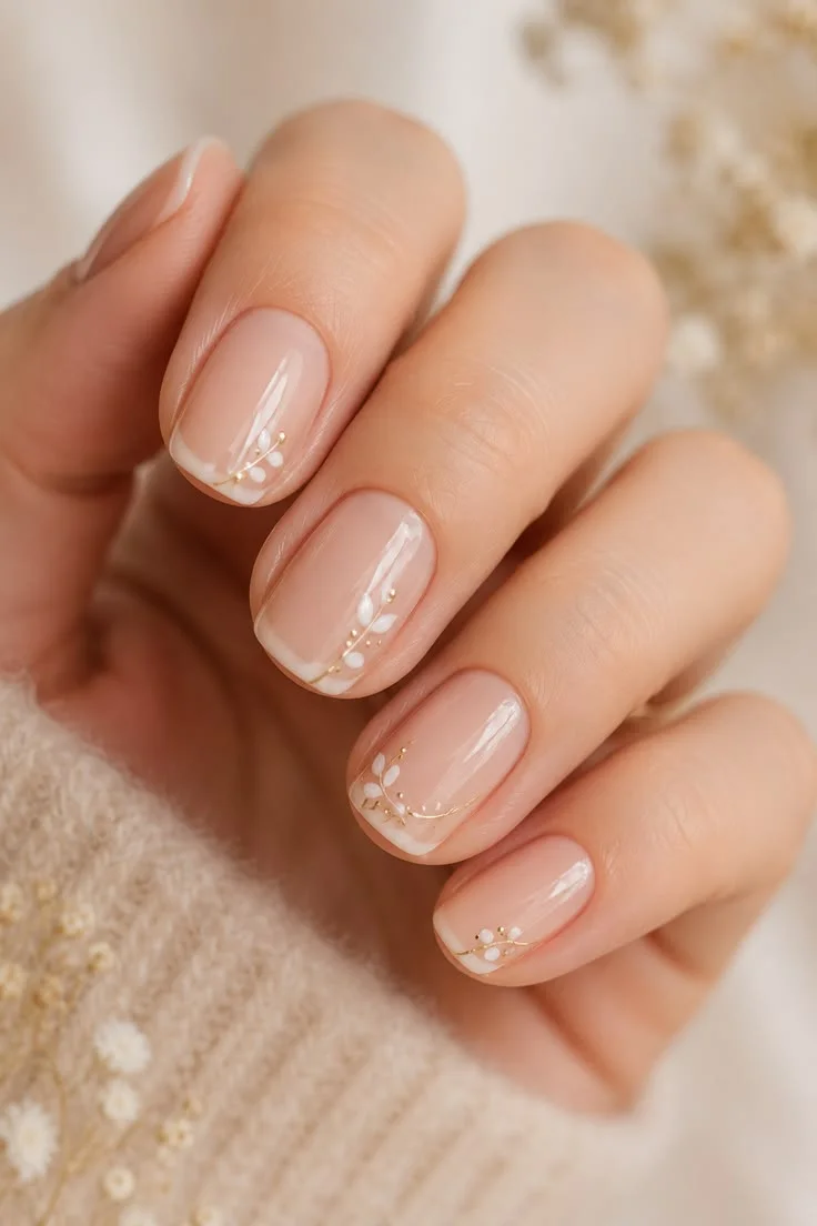 mẫu móng tay đẹp nhẹ nhàng
