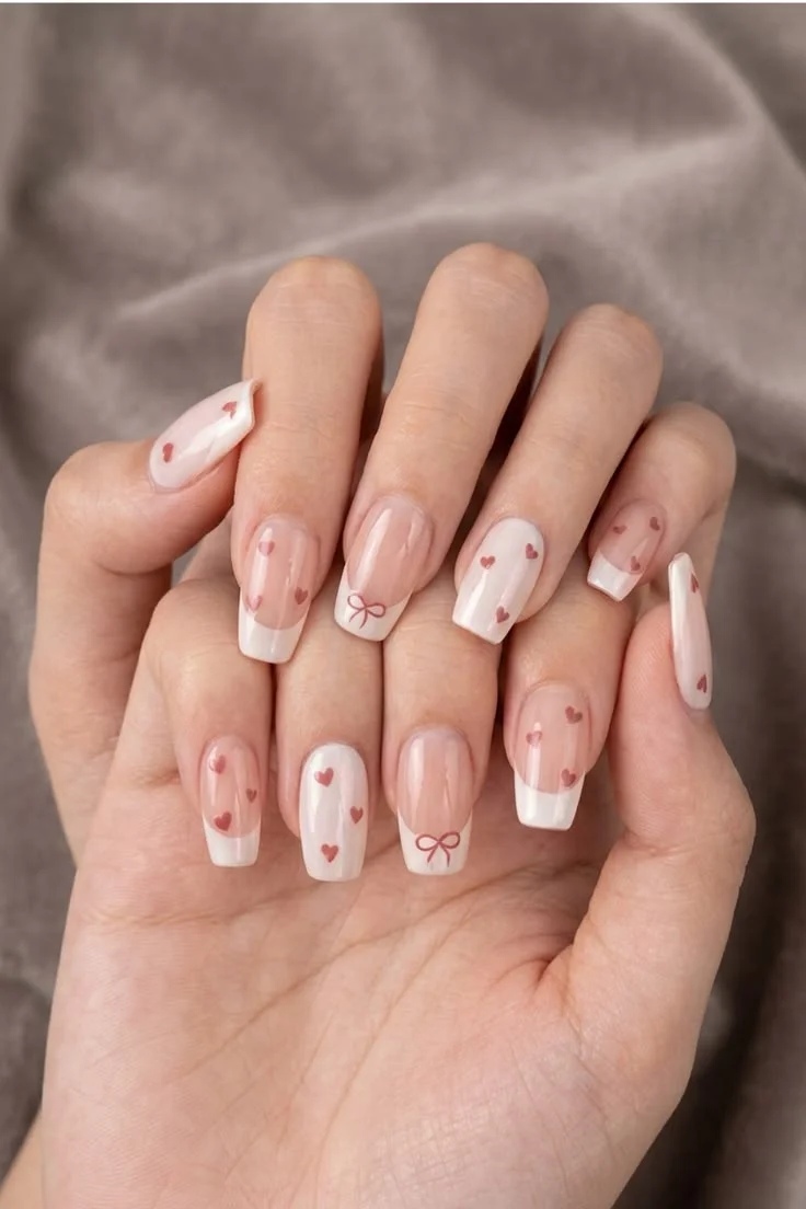 mẫu móng tay đẹp nhẹ nhàng