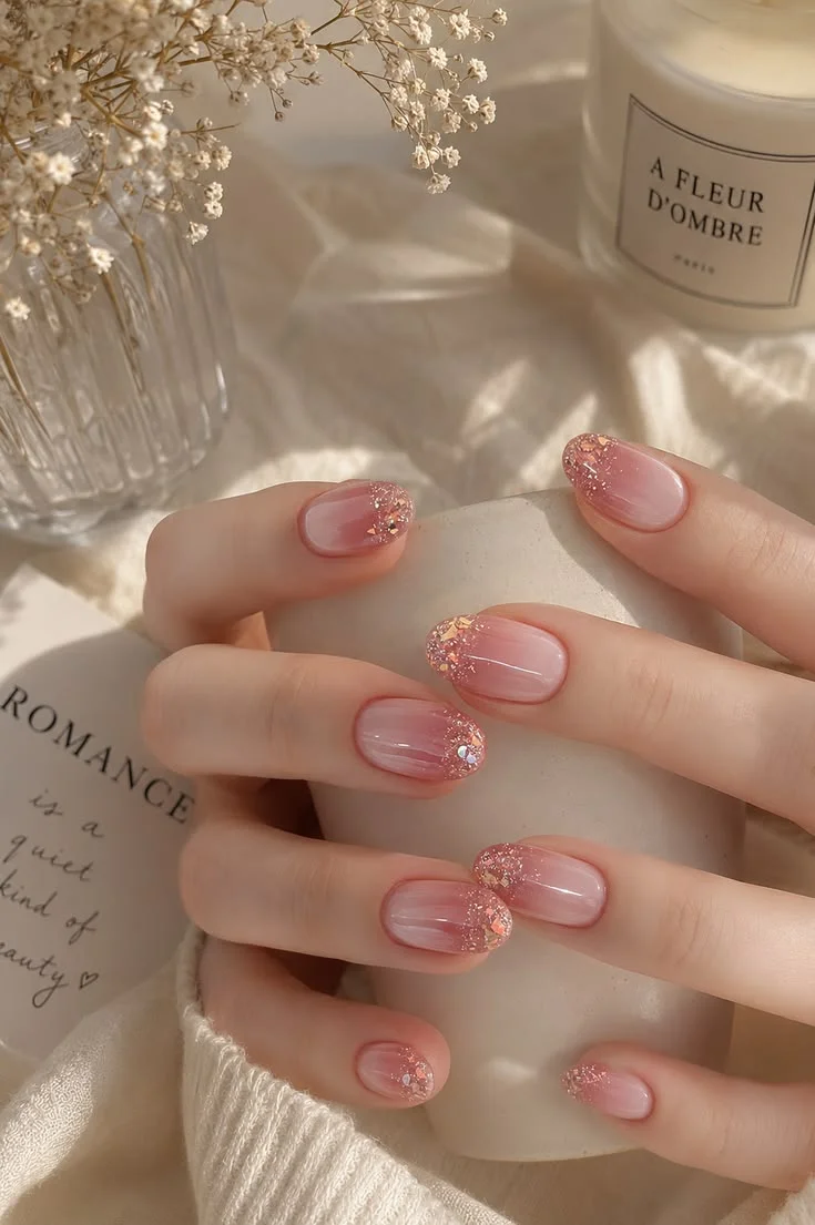 mẫu móng tay đẹp nhẹ nhàng